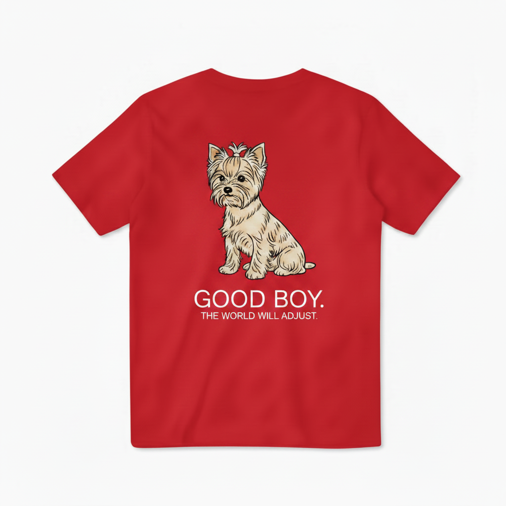 Good Boy Yorkie Dog Tee