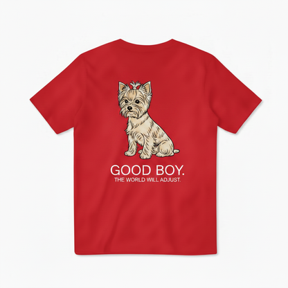 Good Boy Yorkie Dog Tee