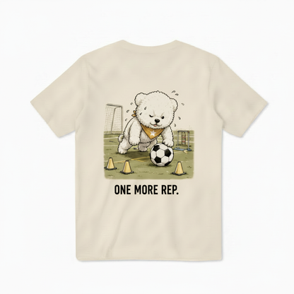 One More Rep Dog Soccer Tee