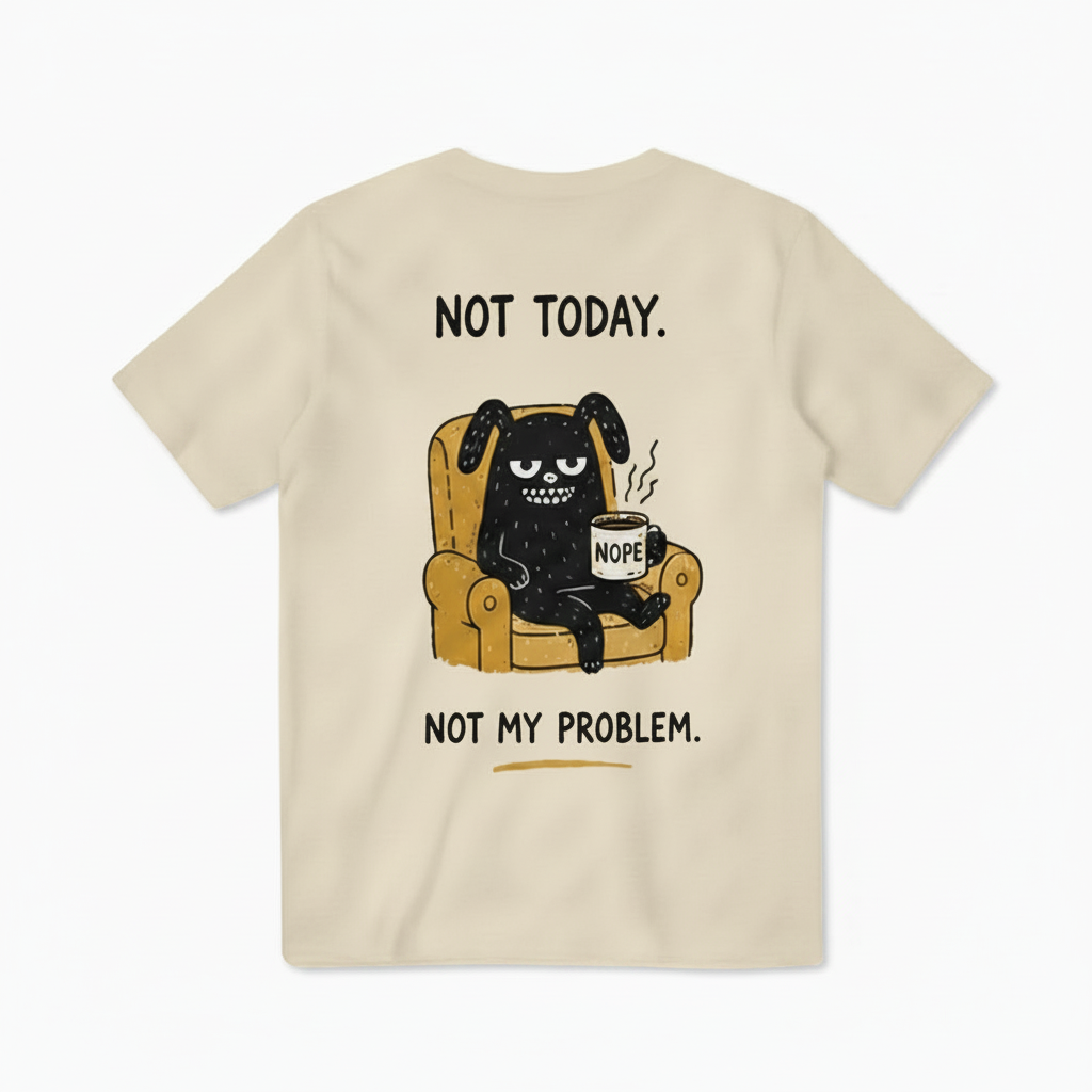 Not Today Not My Problem Tee