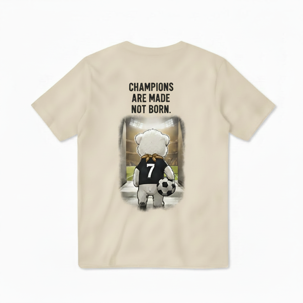 Champions Are Made Cute Dog Tee