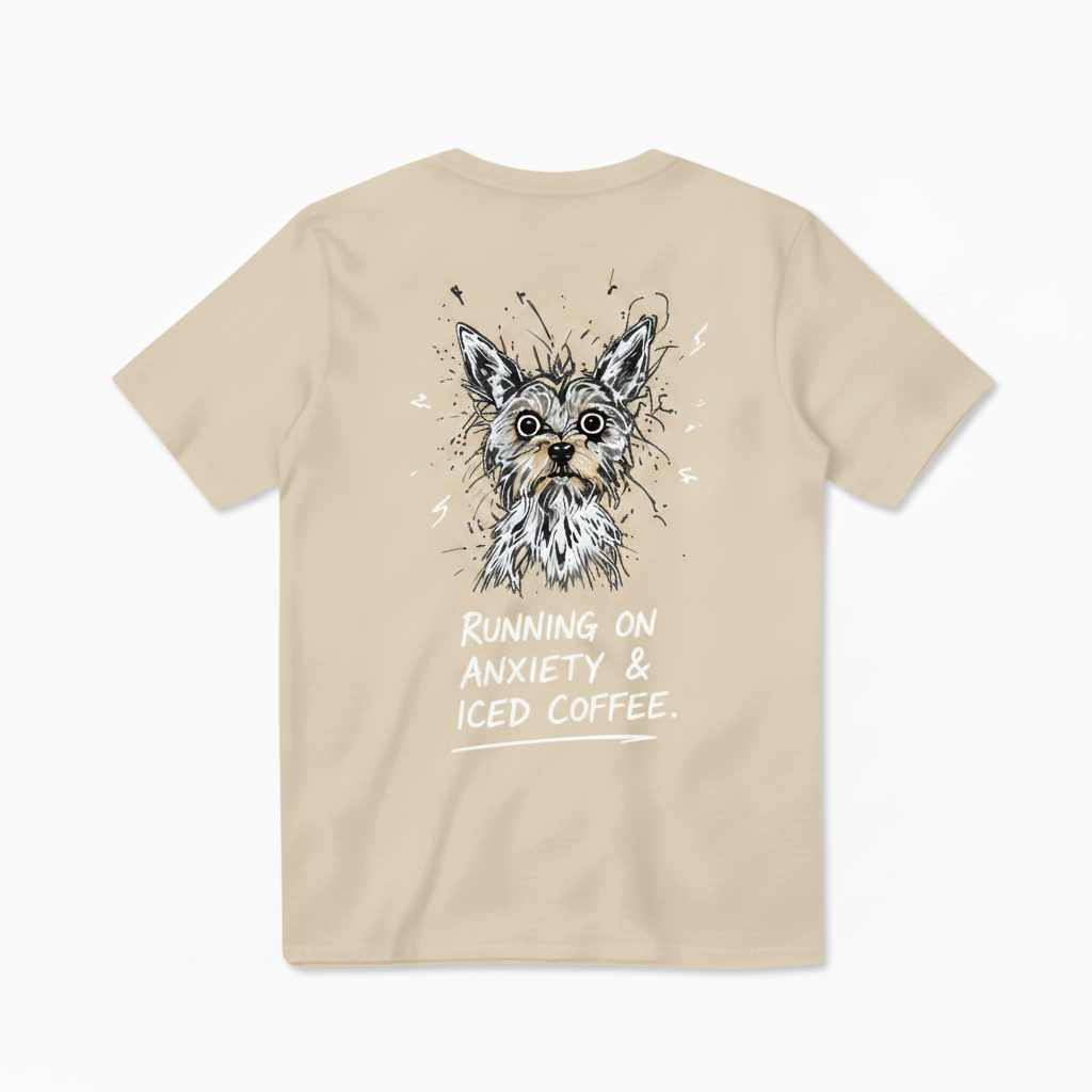 Running on Anxiety & Iced Coffee Tee