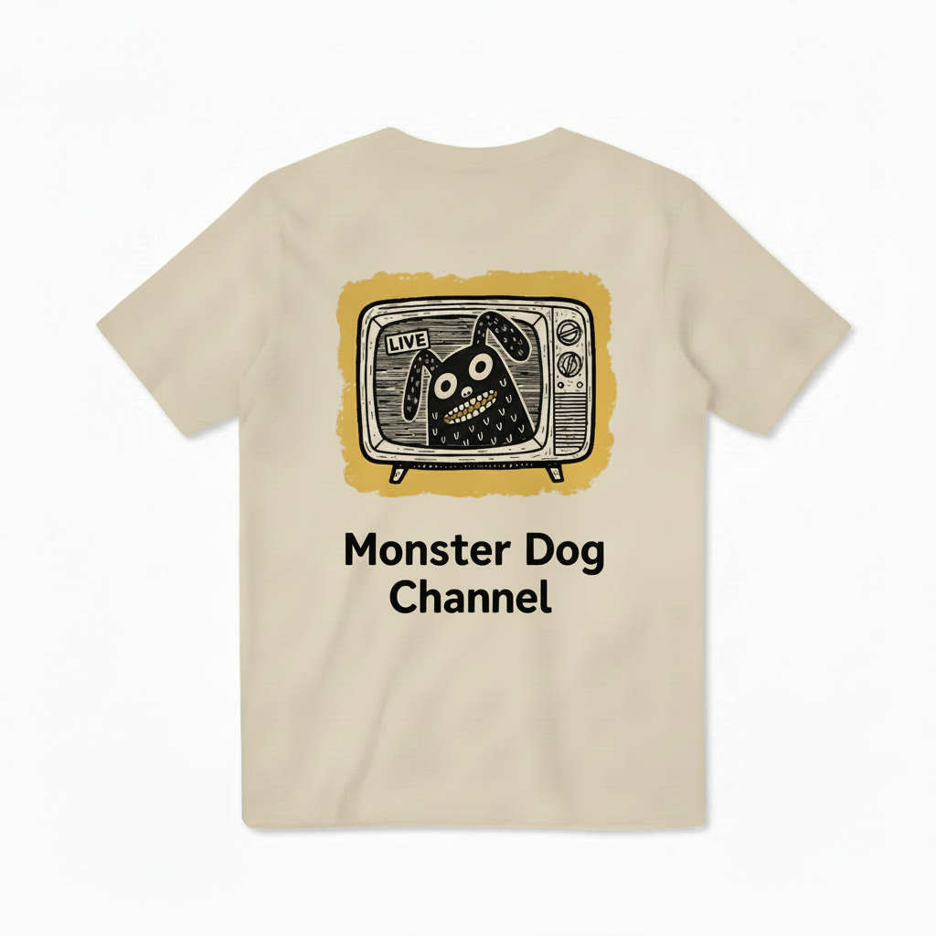 Monster Dog TV Channel Tee