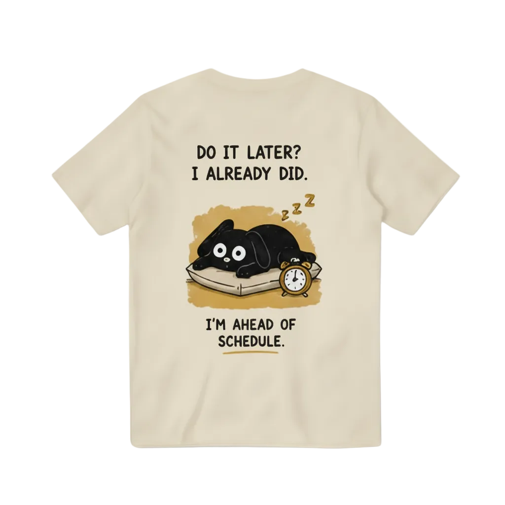Lazy Dog Procrastinator Tee