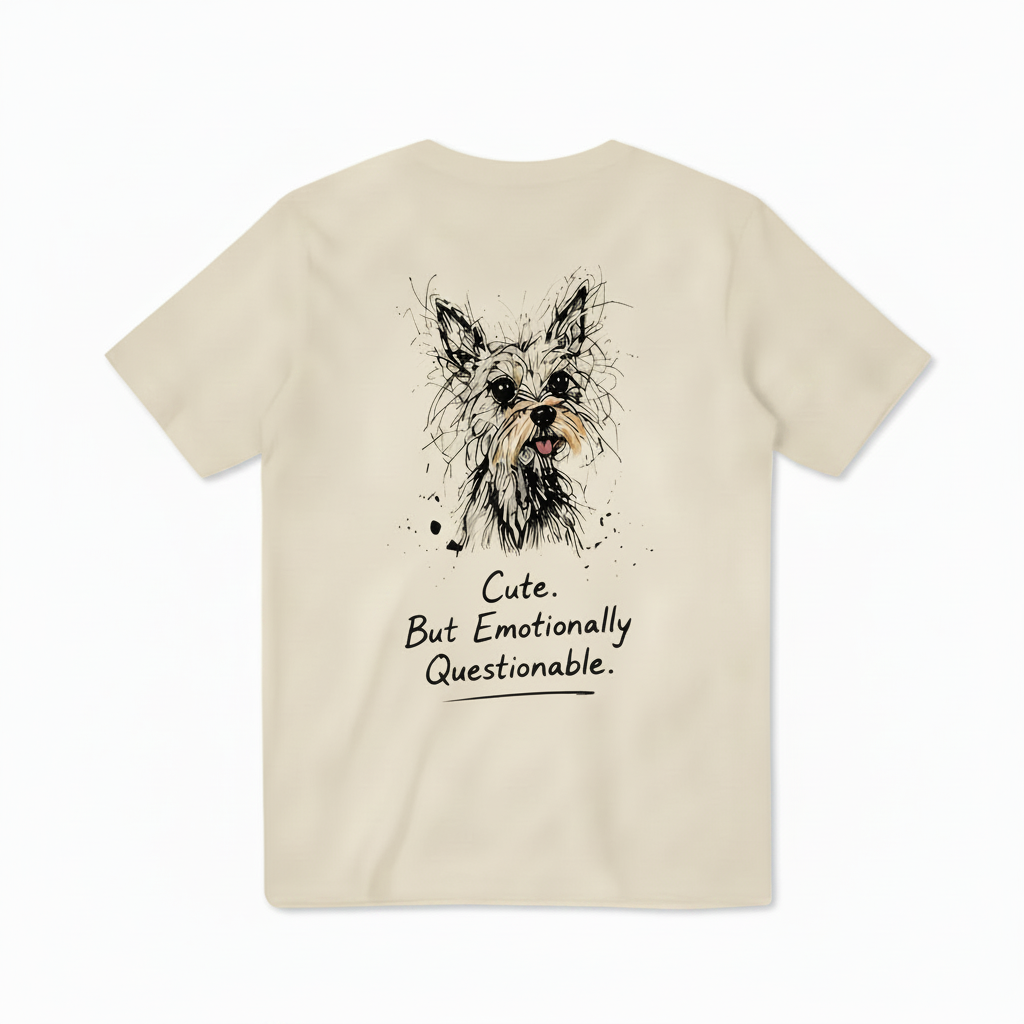 Cute But Emotionally Questionable Tee