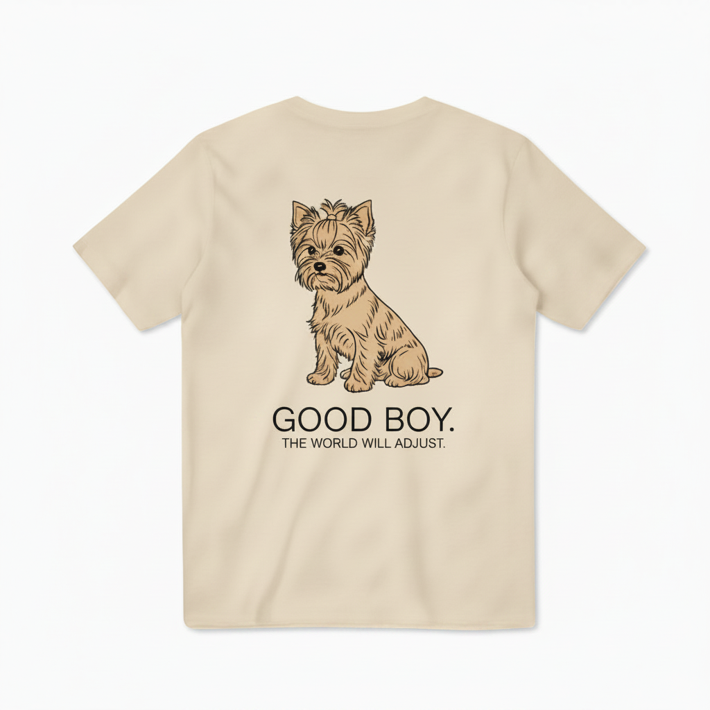 Good Boy Yorkie Dog Tee