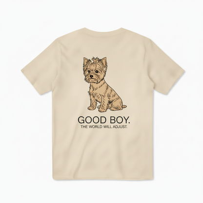 Good Boy Yorkie Dog Tee