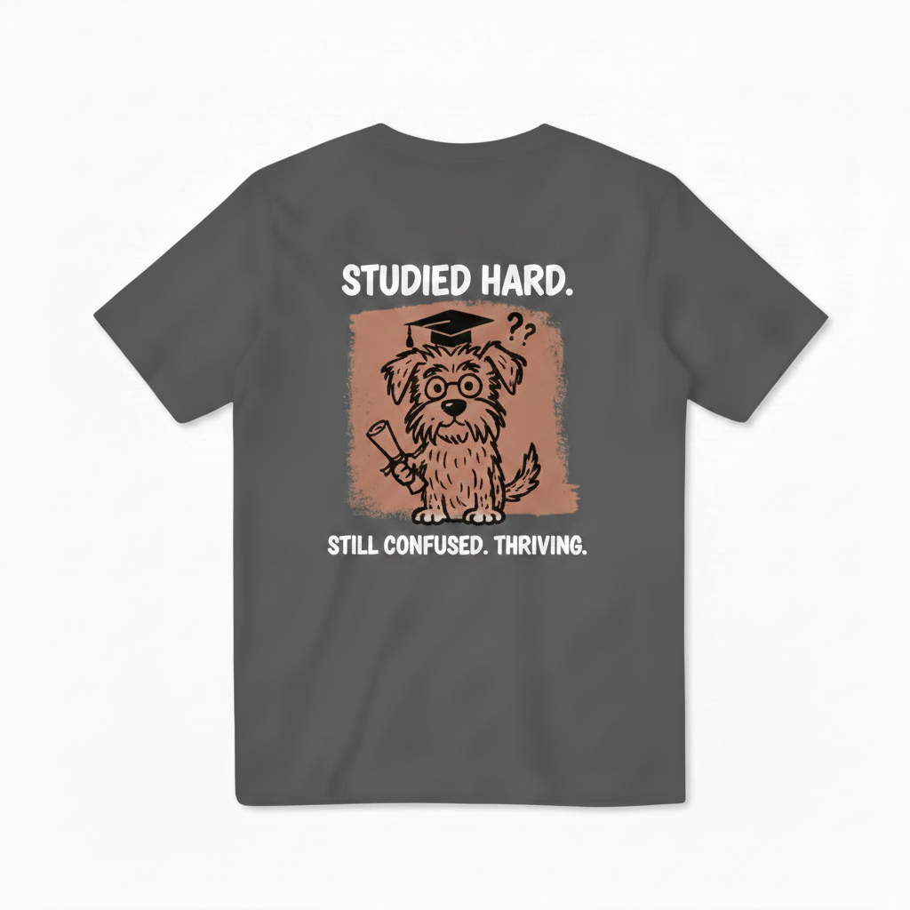 Studied Hard Still Confused Tee