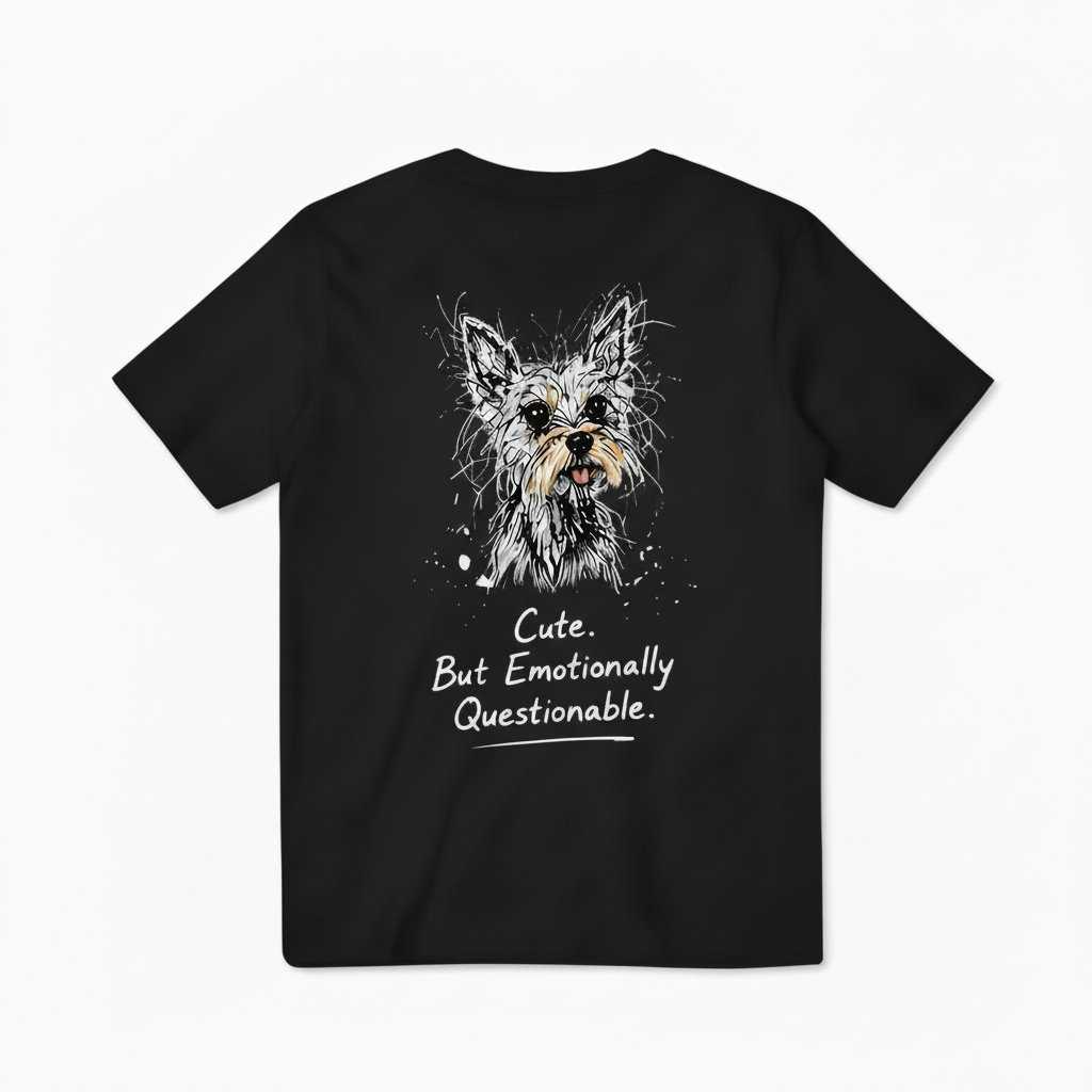 Cute But Emotionally Questionable Tee