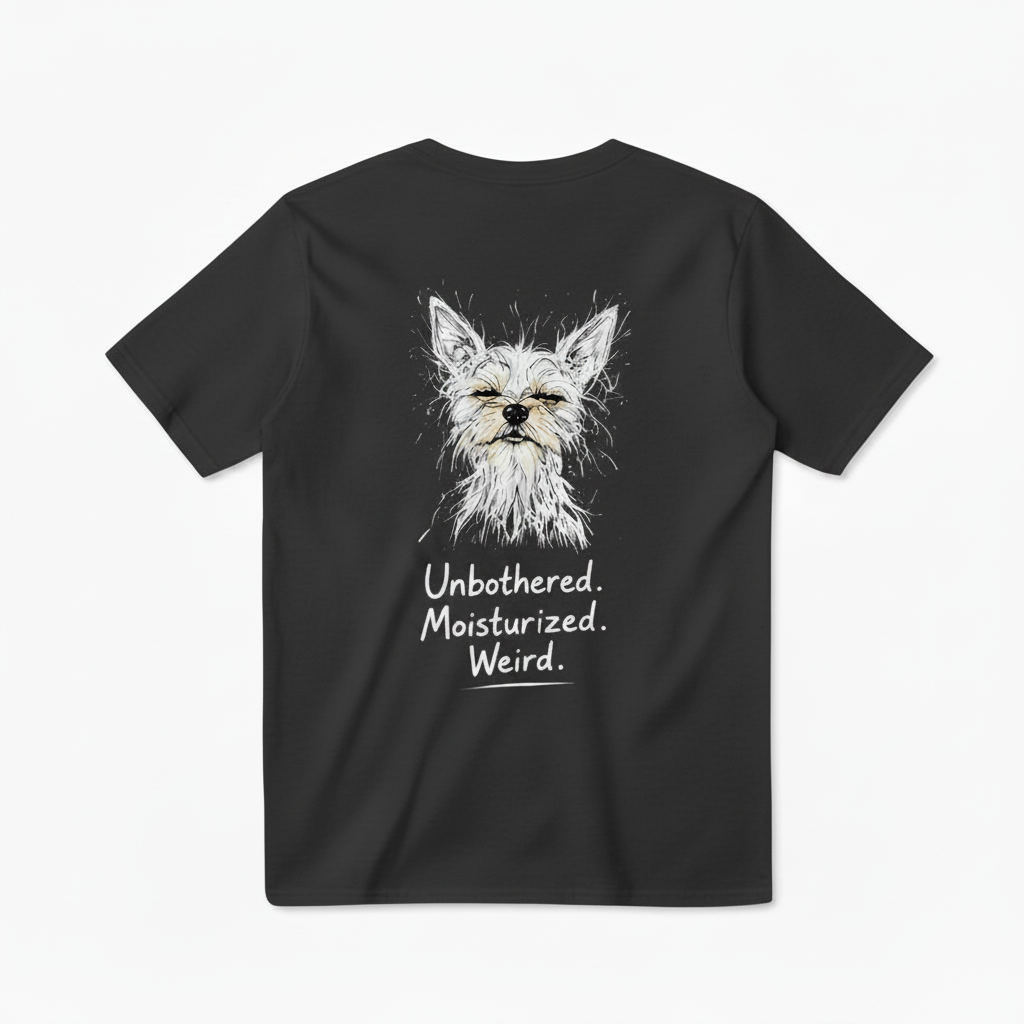 Unbothered Westie Dog Funny Tee