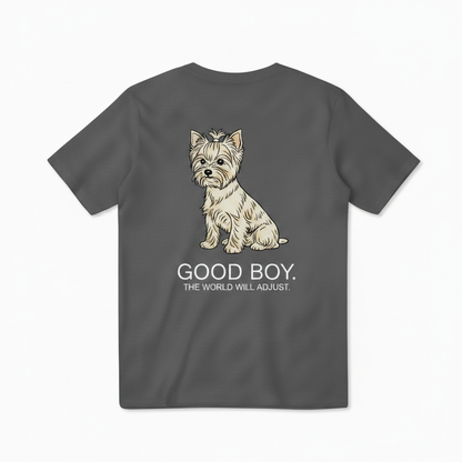 Good Boy Yorkie Dog Tee