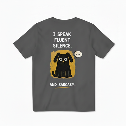 Silence & Sarcasm Dog Tee