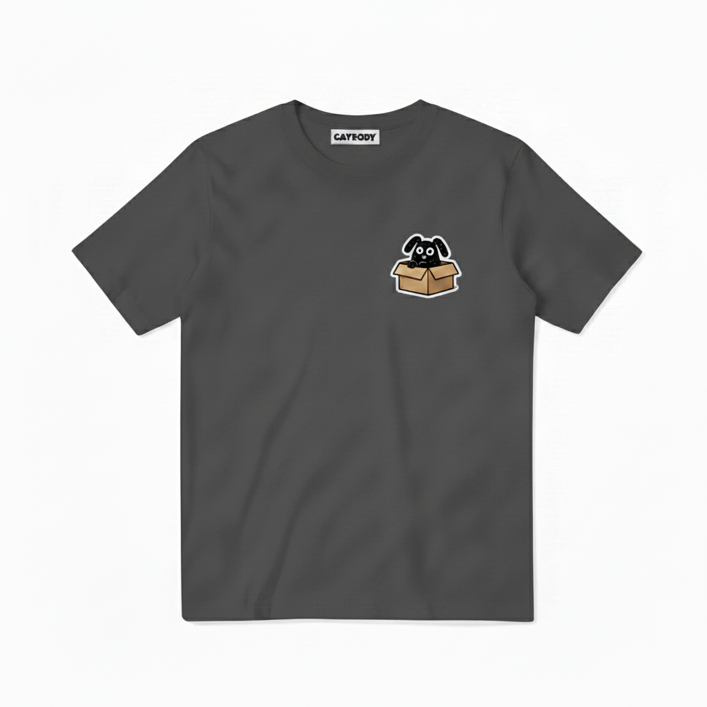 Selectively Social Funny Dog Tee