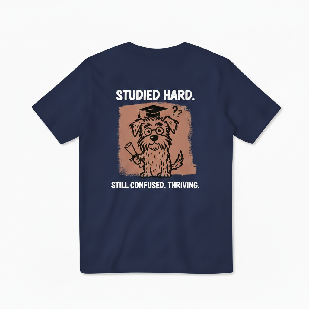 Studied Hard Still Confused Tee
