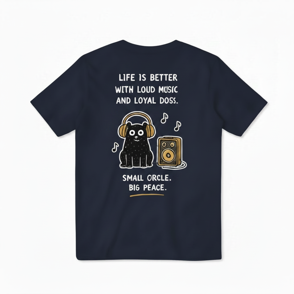 Loud Music Loyal Dogs Tee