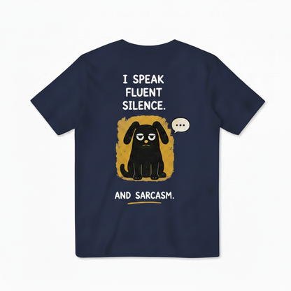 Silence & Sarcasm Dog Tee