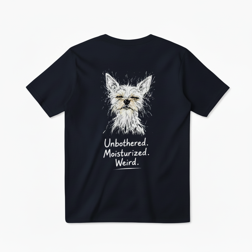 Unbothered Westie Dog Funny Tee