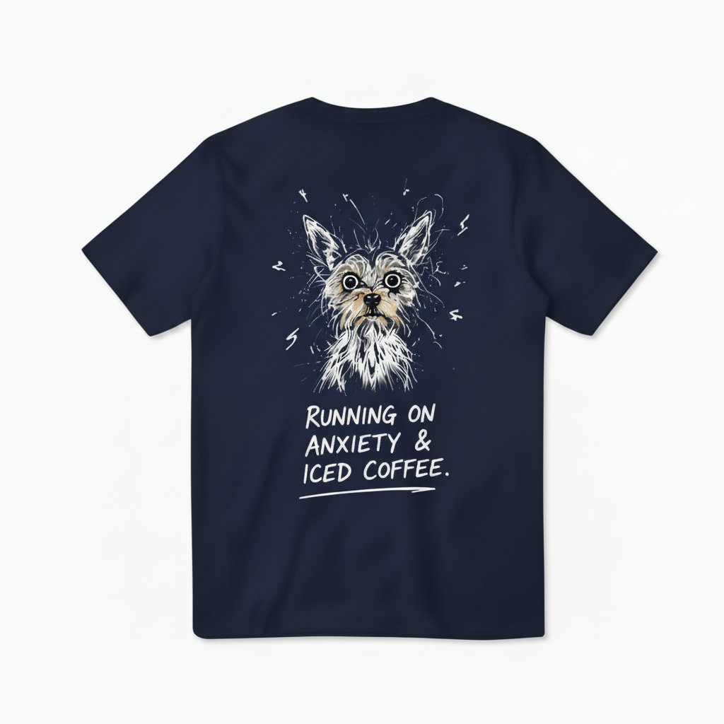 Running on Anxiety & Iced Coffee Tee
