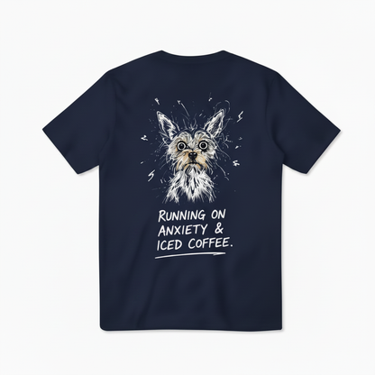 Running on Anxiety & Iced Coffee Tee