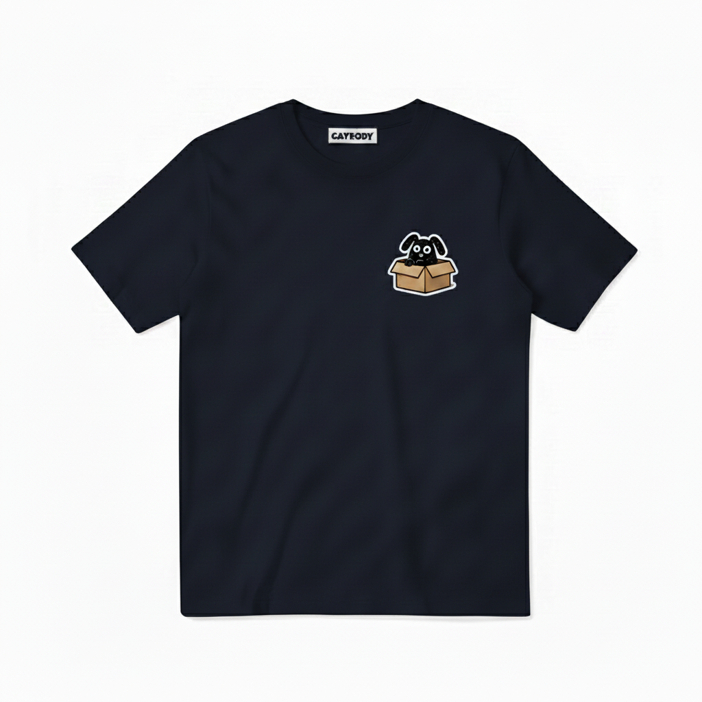 Selectively Social Funny Dog Tee