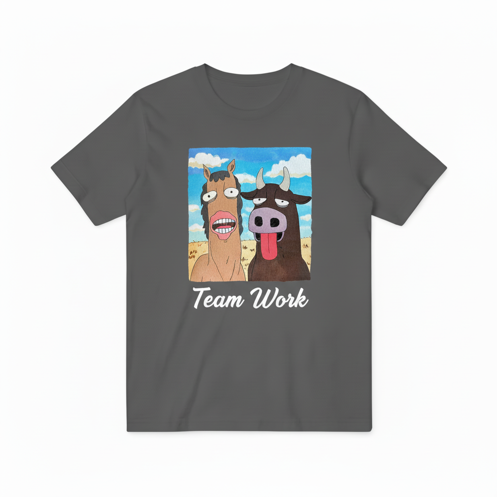 Team Work 深灰色T恤