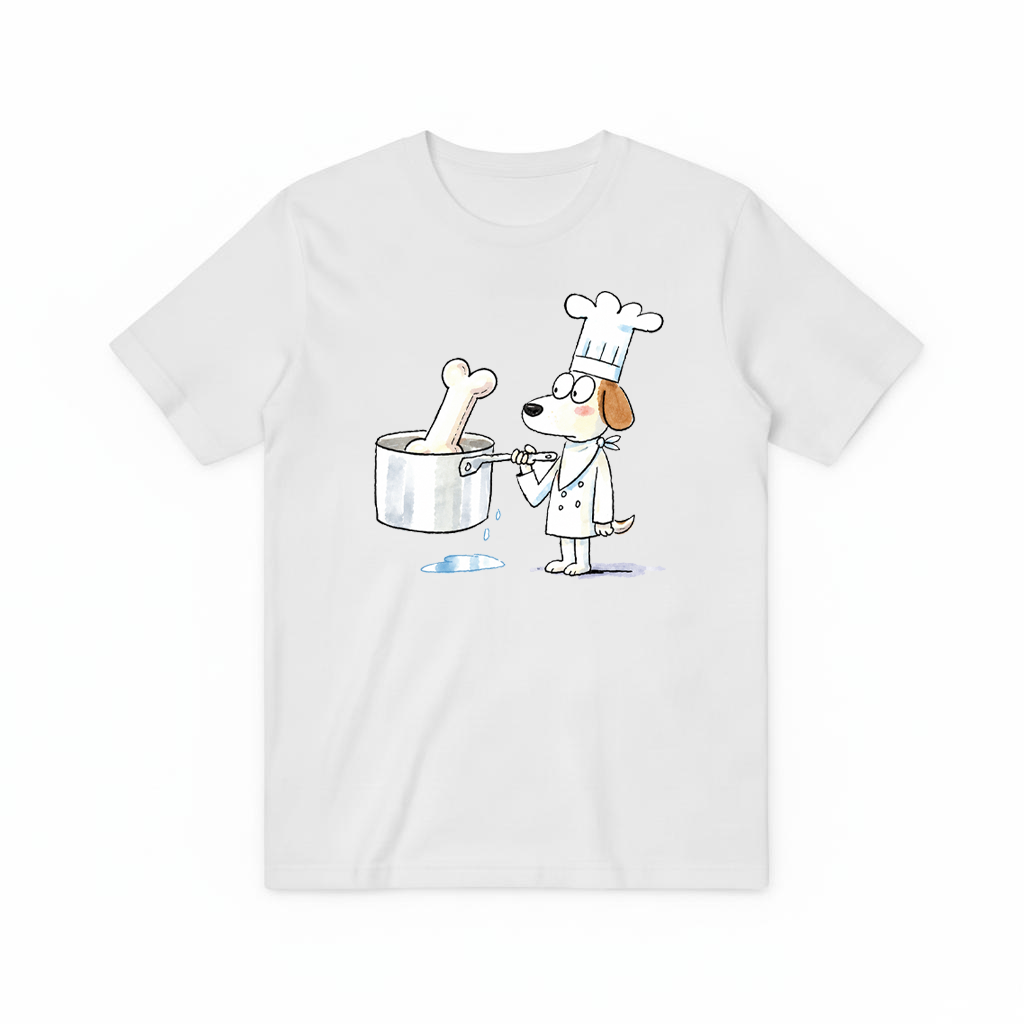 Chef Dog Funny Graphic Tee T7117