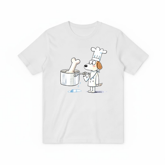 Chef Dog Funny Graphic Tee T7117