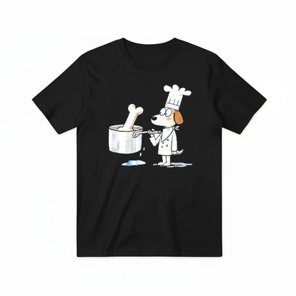 Chef Dog Funny Graphic Tee T7117