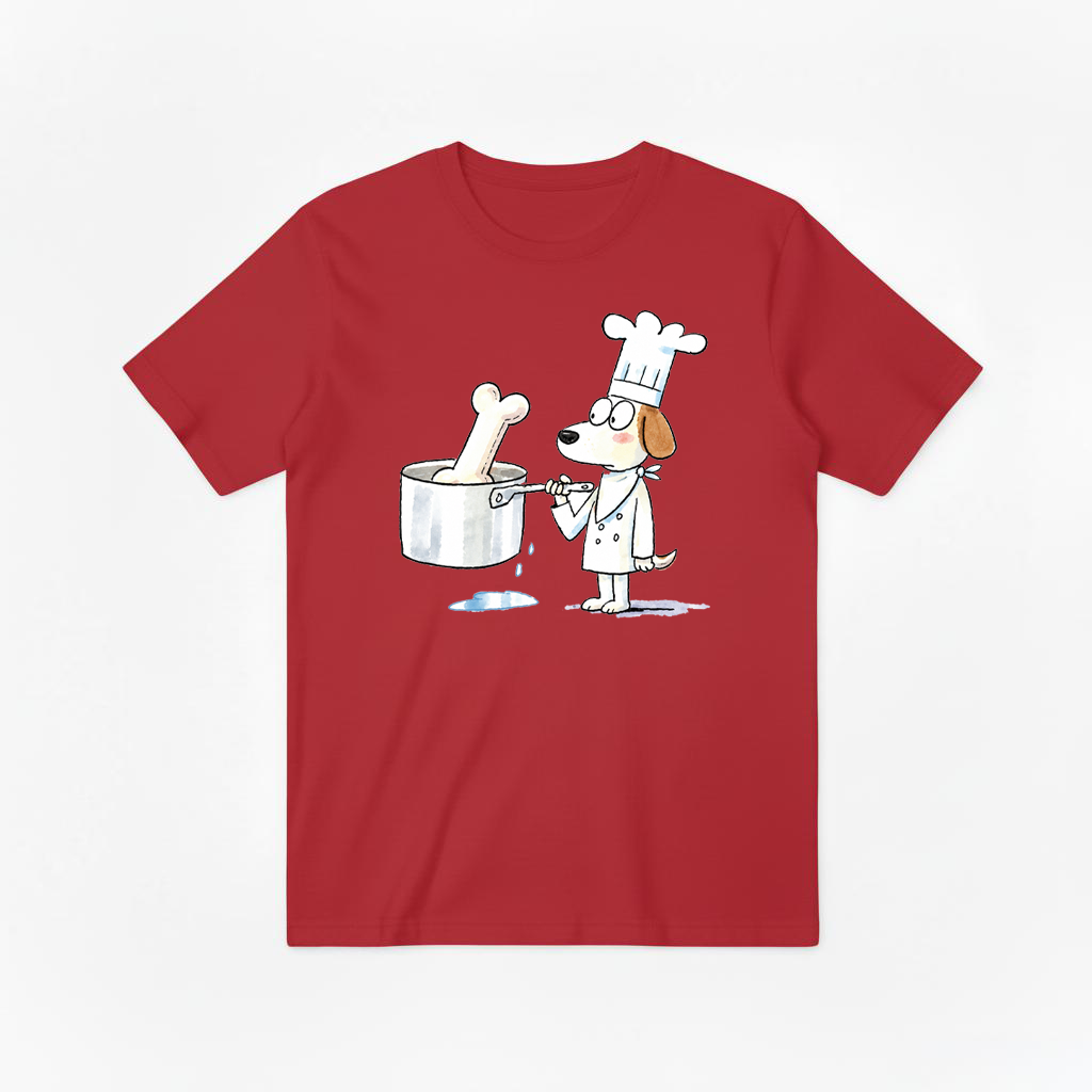 Chef Dog Funny Graphic Tee T7117