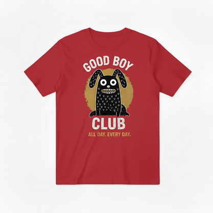 Good Boy Club Funny Monster Dog Graphic Tee T7099