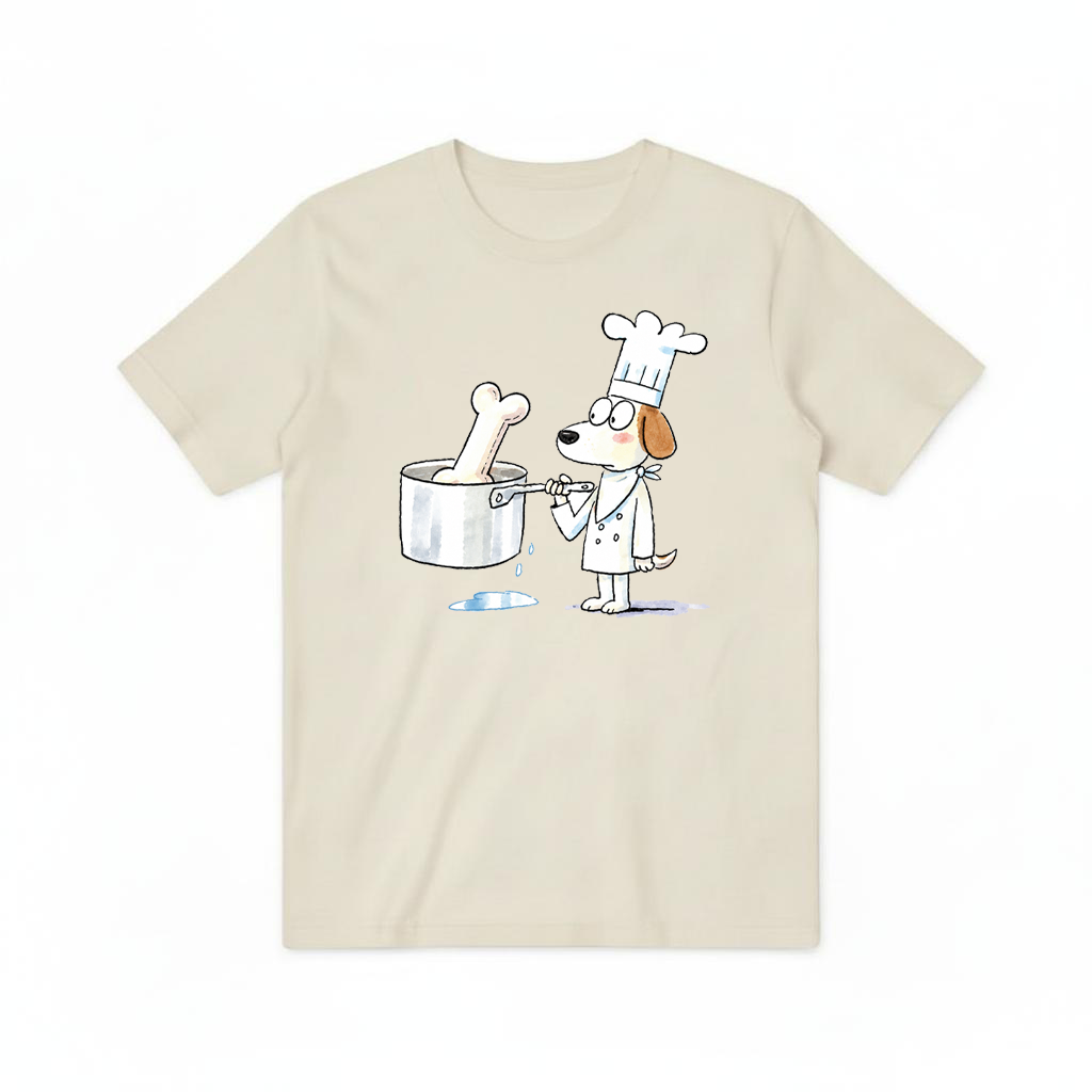 Chef Dog Funny Graphic Tee T7117