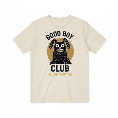 Good Boy Club Funny Monster Dog Graphic Tee T7099