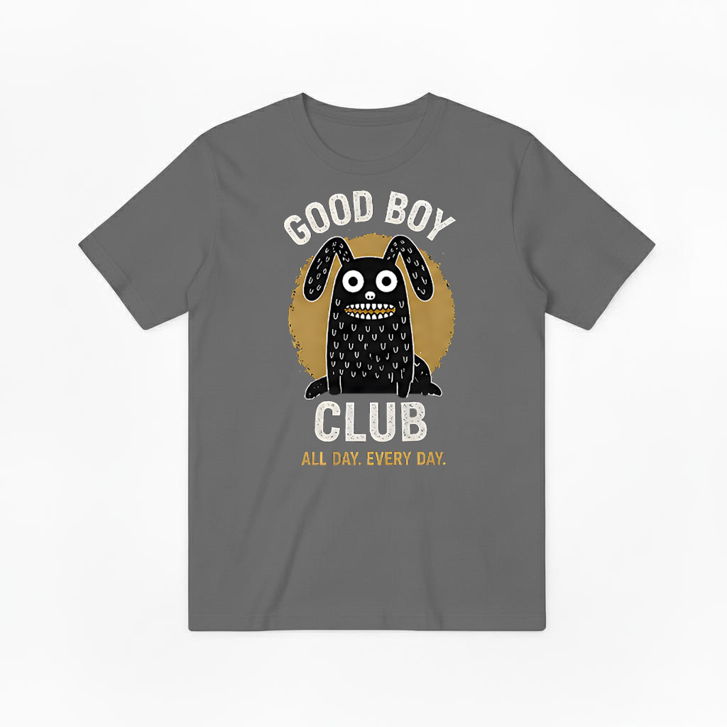 Good Boy Club Funny Monster Dog Graphic Tee T7099