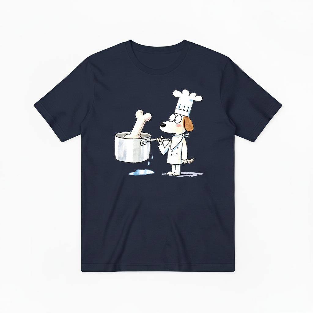 Chef Dog Funny Graphic Tee T7117