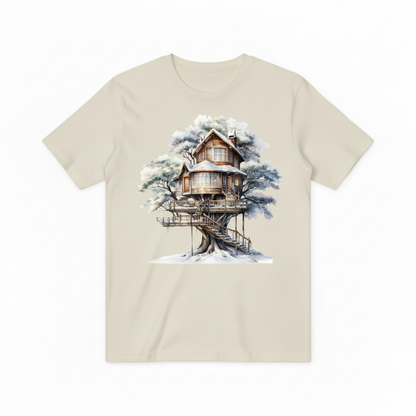 Watercolor Treehouse Design - Beige