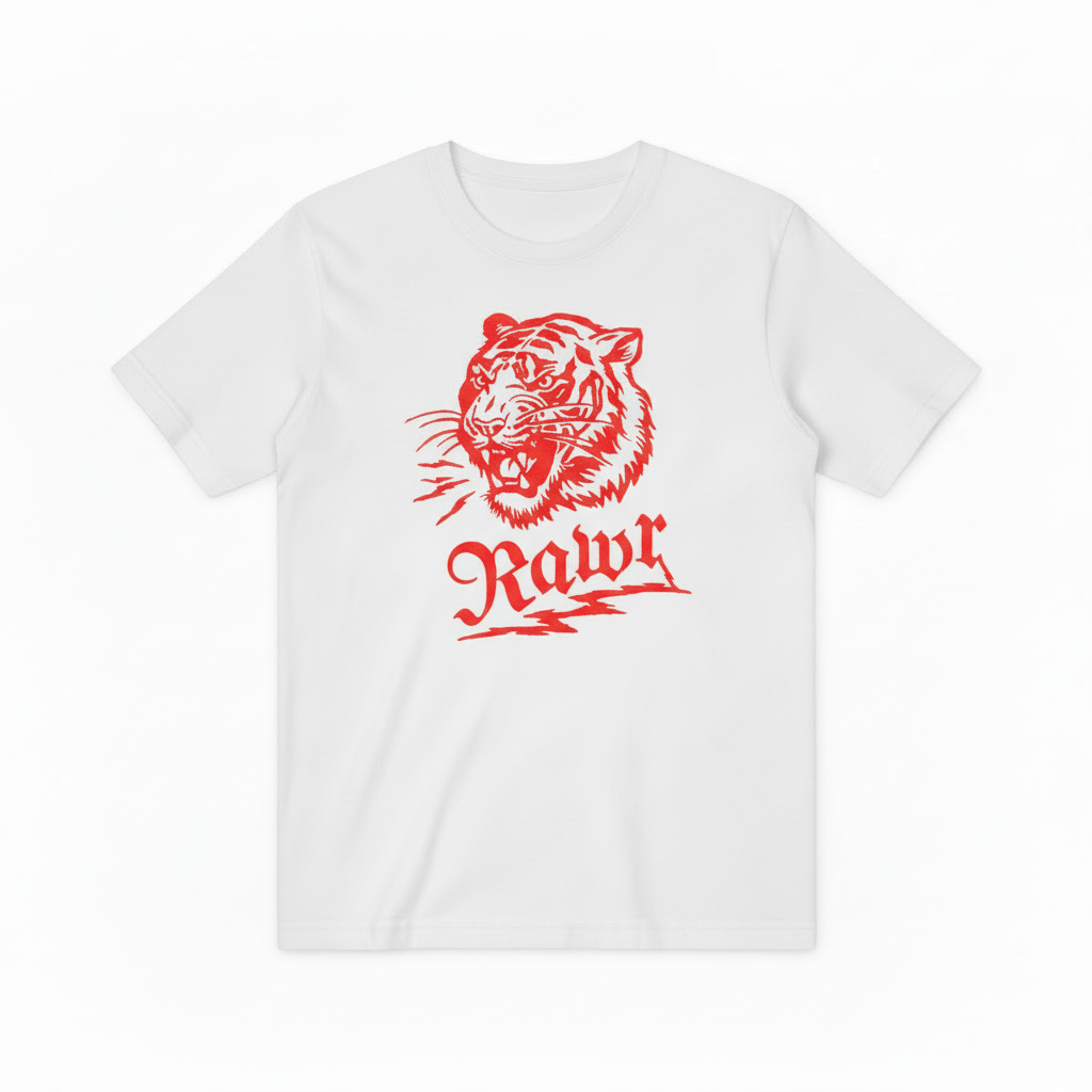 White Tiger Rawr Tee