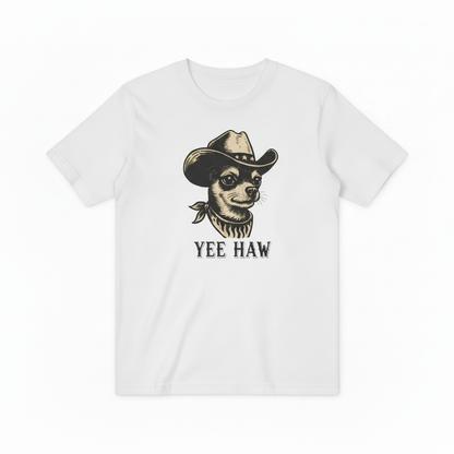 YEE HAW Chihuahua White Tee